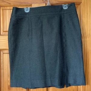 Banana Republic Size 14 Grey Mini Skirt